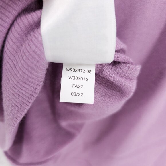 ATHLETA Sunrise V-Neck Sweatshirt SOFT Purple Modal Stretch EUC Thumbholes SMALL - Picture 8 of 8
